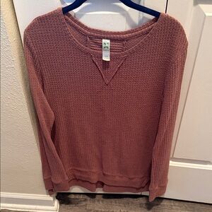 GreenTea Women's Sweater in Rust